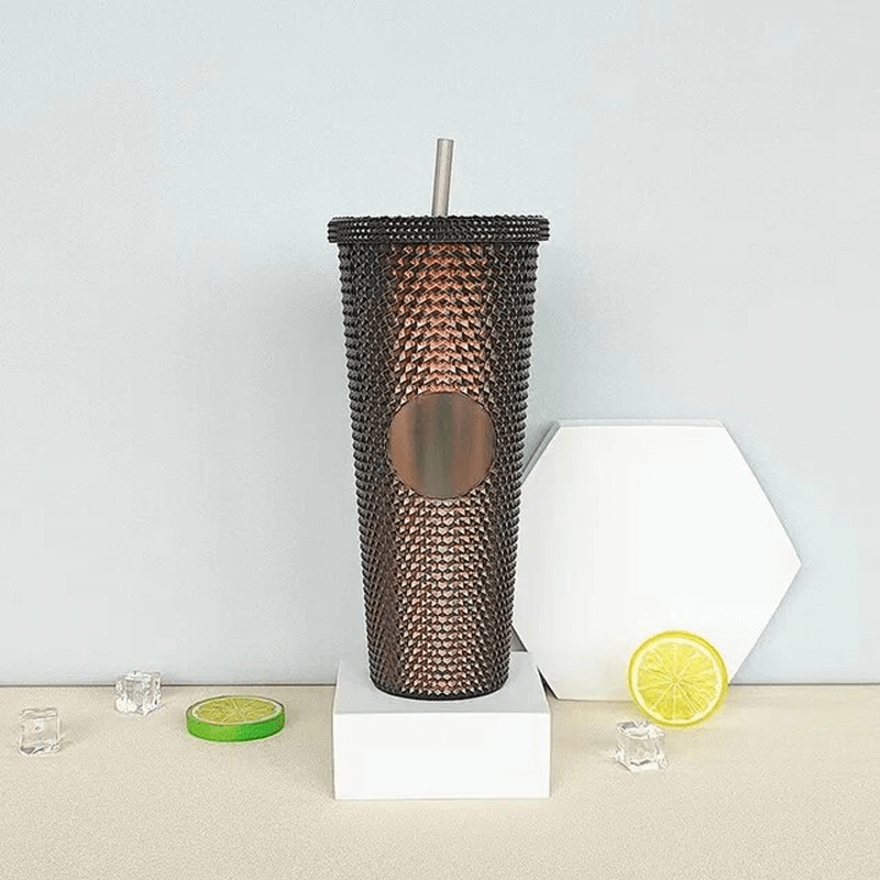 Wiederverwendbarer Becher mit Strohhalm 710ml