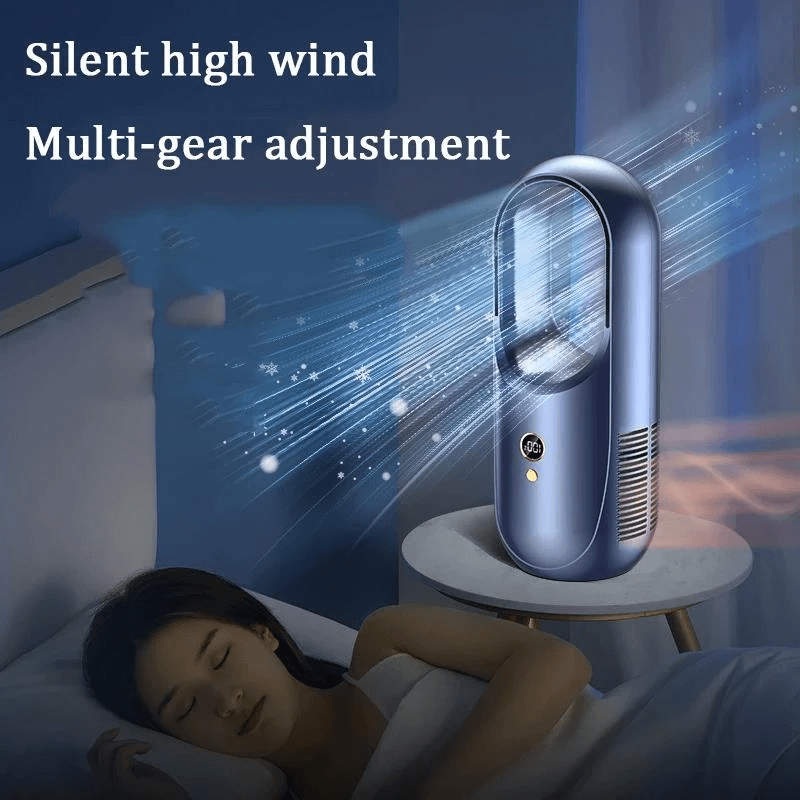 Tragbarer Ventilator mit LED-Anzeige 2000mAh