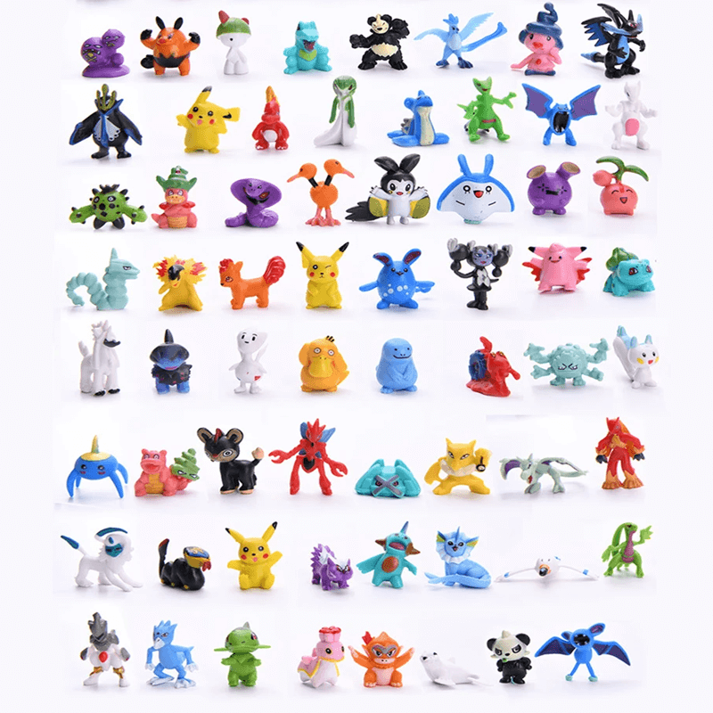 Poke Weihnachts-Adventskalender Mysterieskrin - 24pcs Figuren