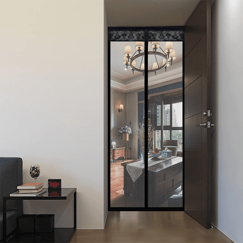 Magnetisches Moskitonetz für Tür mit automatischer Schließung | Insektenschutznetz mit Magnetverschluss - Mückenschutz für Terrasse, Balkon & Eingang (mehrere Größen)