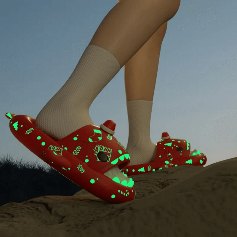 Bequeme leuchtende EVA-Hai-Rutschen