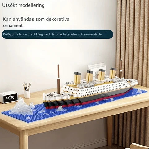 DIY Titanic 3D Bauklötze - 1860 Stück Schiffsmodell