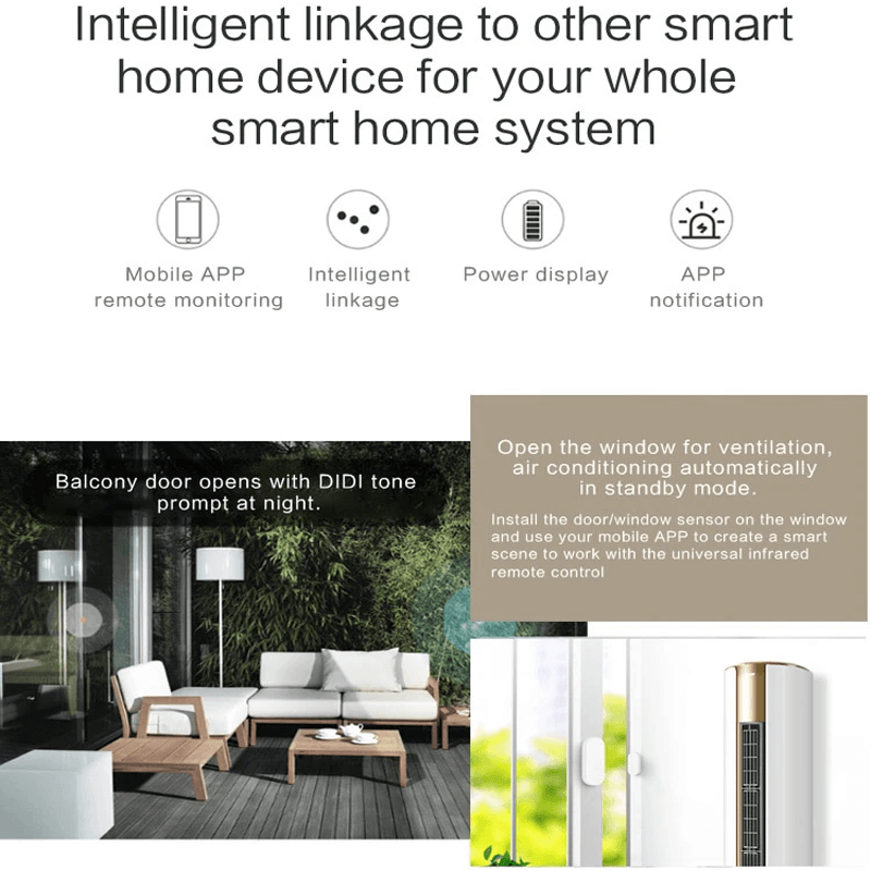 Intelligenter Türsensor mit WiFi und Bluetooth