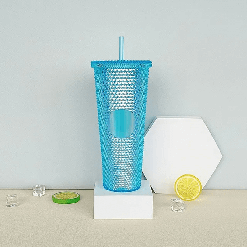 Wiederverwendbarer Becher mit Strohhalm 710ml