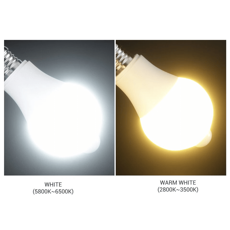 Intelligente LED-Glühbirne mit Bewegungssensor - Energiesparende Beleuchtung