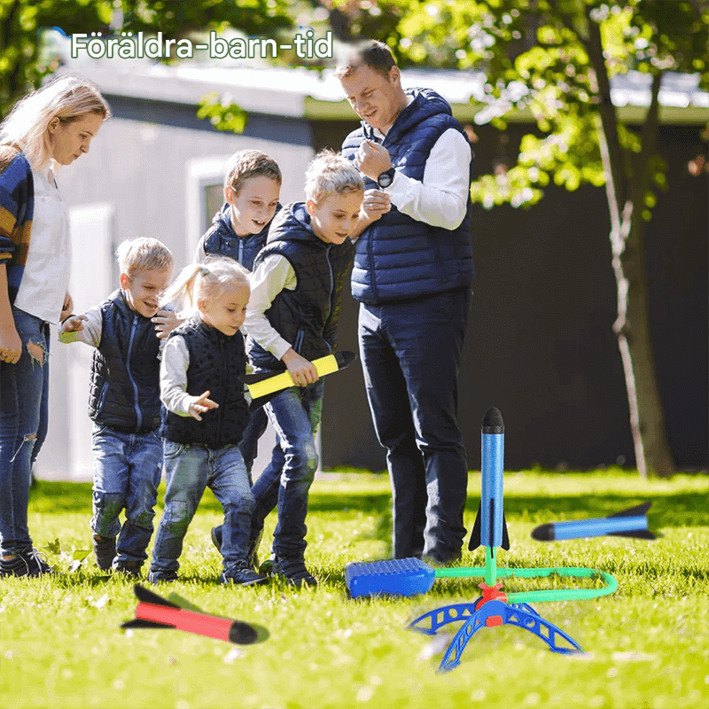 Kinder Fußpumpe Raketenschießen - Spaß, aktiv und kreativ Outdoor-Spiel