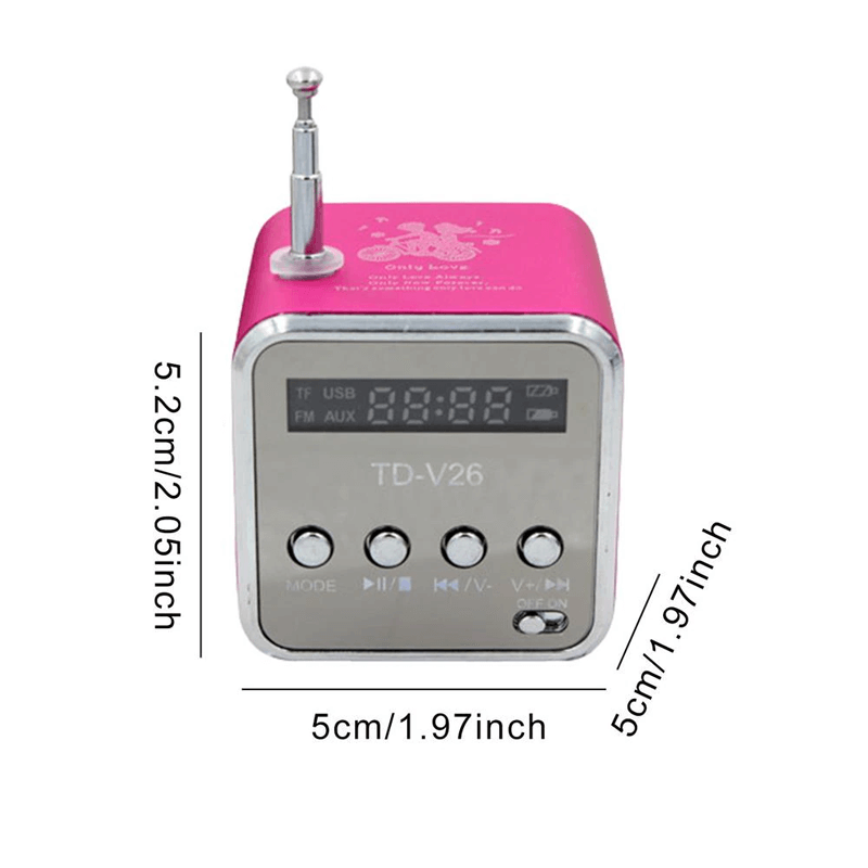 Mini Radio Bluetooth Lautsprecher