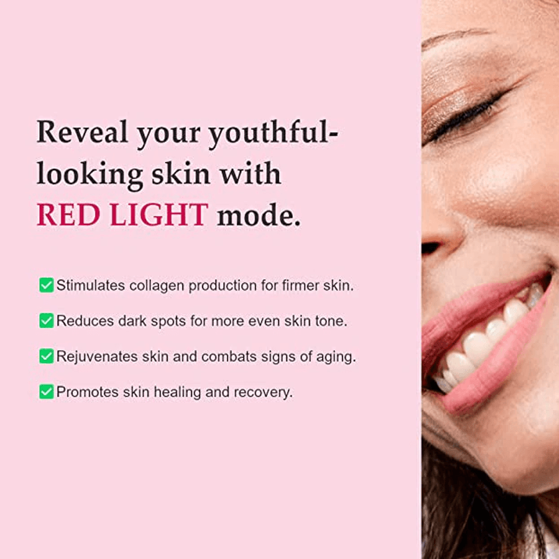 4-in-1-Gesichtsstab Anti-Aging-Rotlicht-Therapie