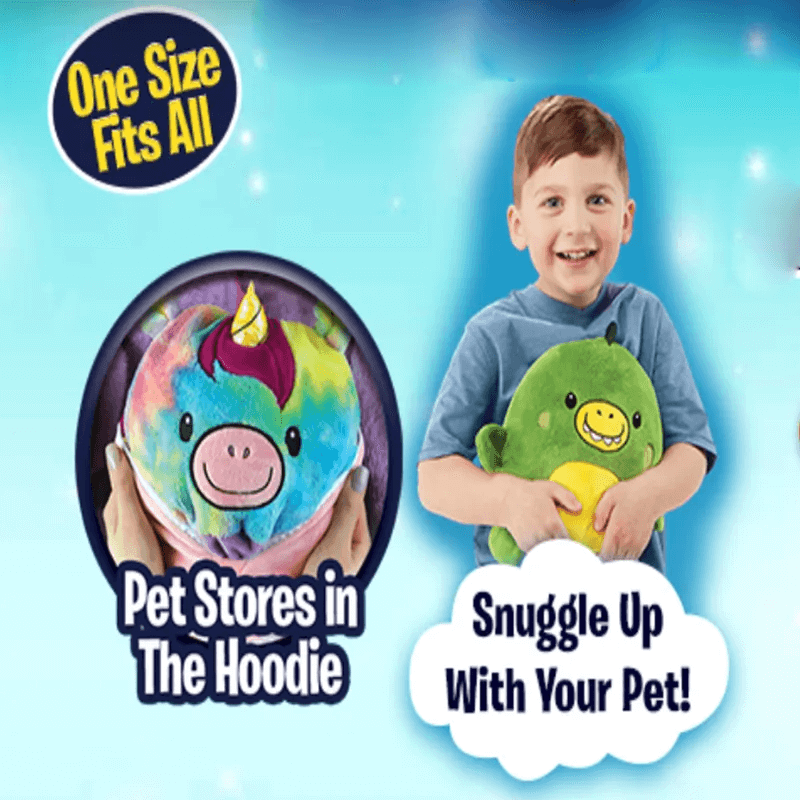 Kinder-Kuscheltier-Kapuzenpulli