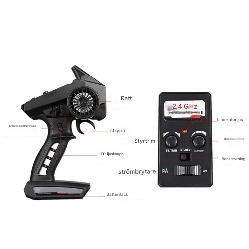 1:16 RC Car 50km/h - 4x4 Off-Road Monster Truck mit 4WD und 2.4G Fernsteuerung