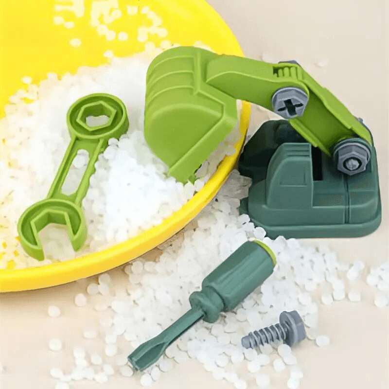 Mini-Dinosaurier-Fahrzeugbaukasten - Spielen und Lernen mit kreativen Kombinationen