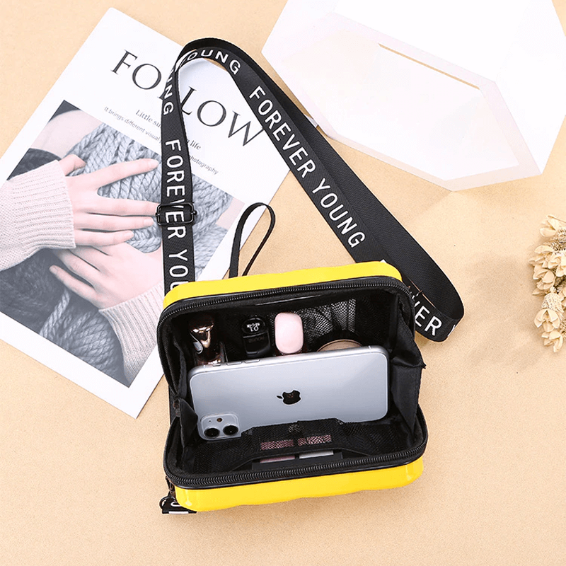 Miniaturkoffer Crossbody Bag