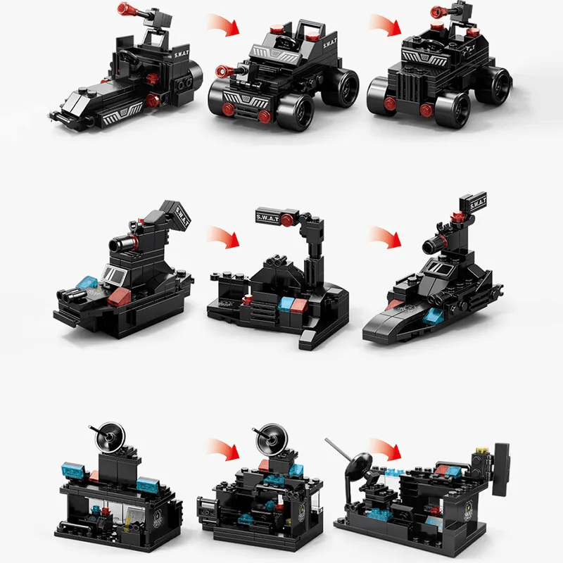 Mechanische Transformation Bausteine 27-in-1