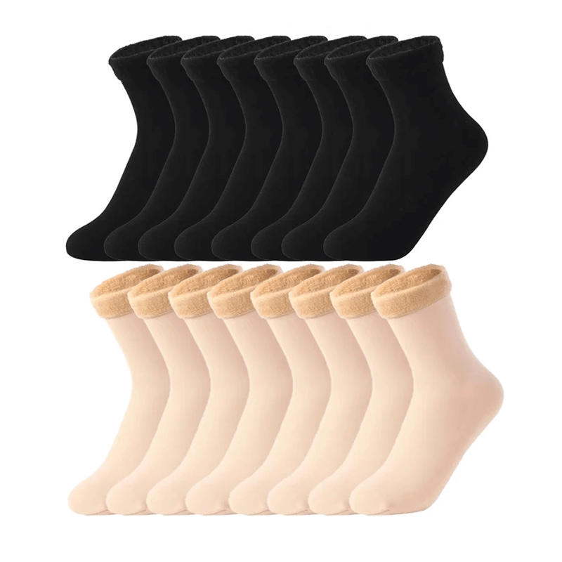 Wintersocken aus weichem Samt