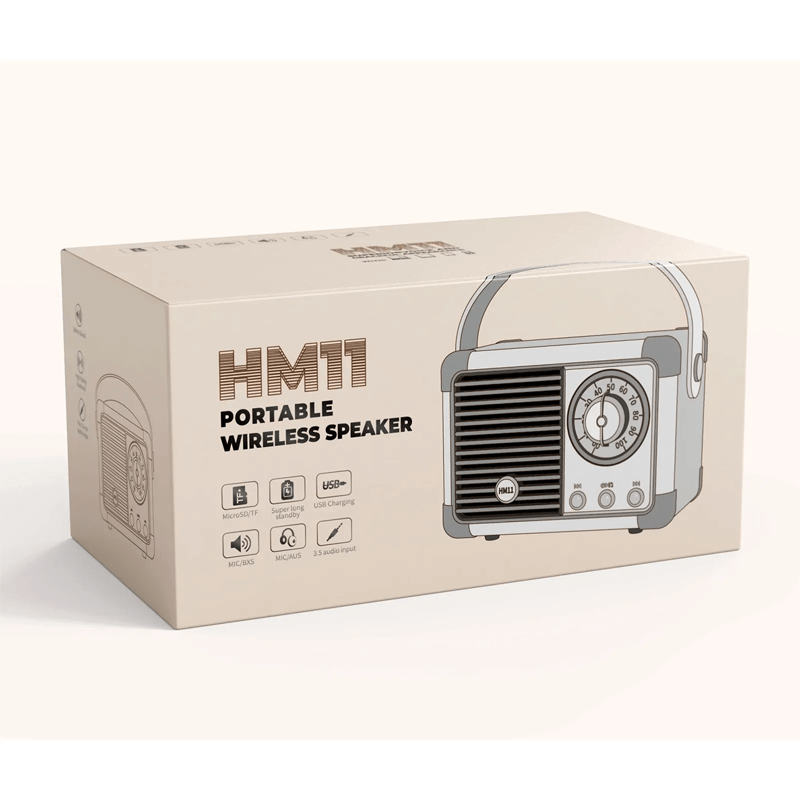 Mini-Bluetooth-Lautsprecher im Vintage-Stil