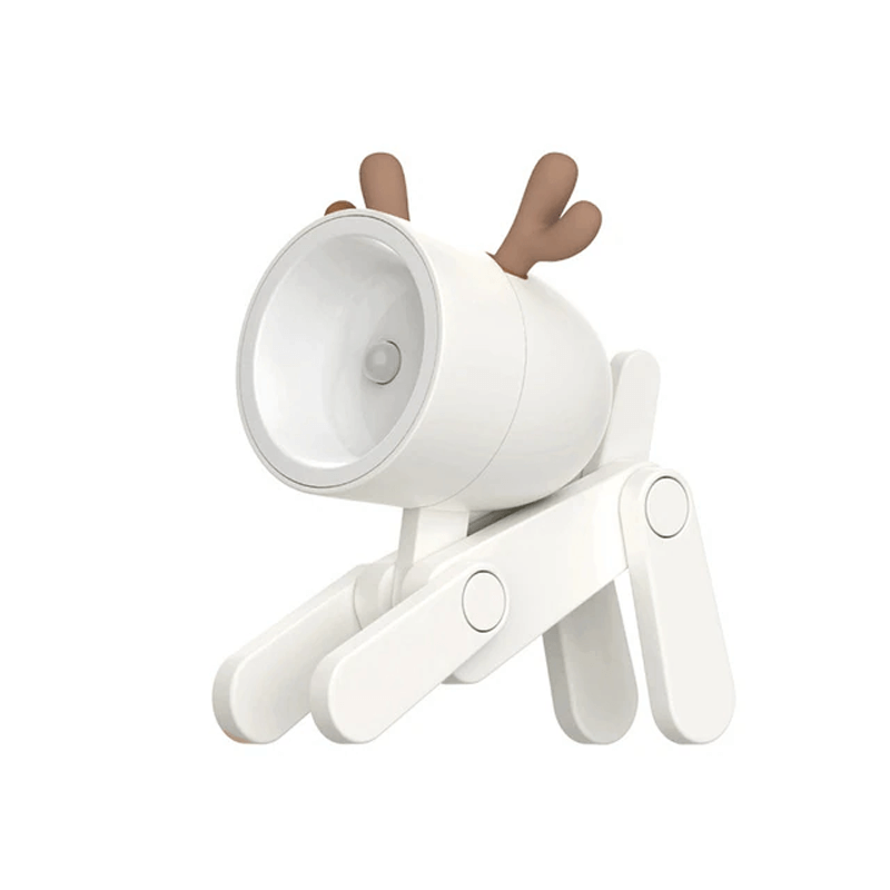 Mini Cute Pet Lamp - Verstellbare LED-Schreibtischlampe, dekoratives Nachtlicht mit Hirsch-Design, perfekt für Kinderzimmer und Schreibtisch