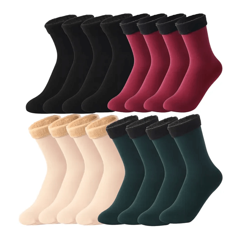 Wintersocken aus weichem Samt