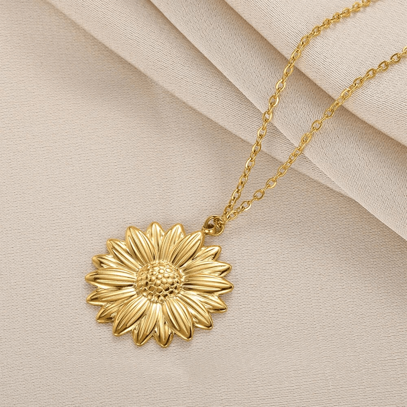 Sonnenblume Halskette Schmuck