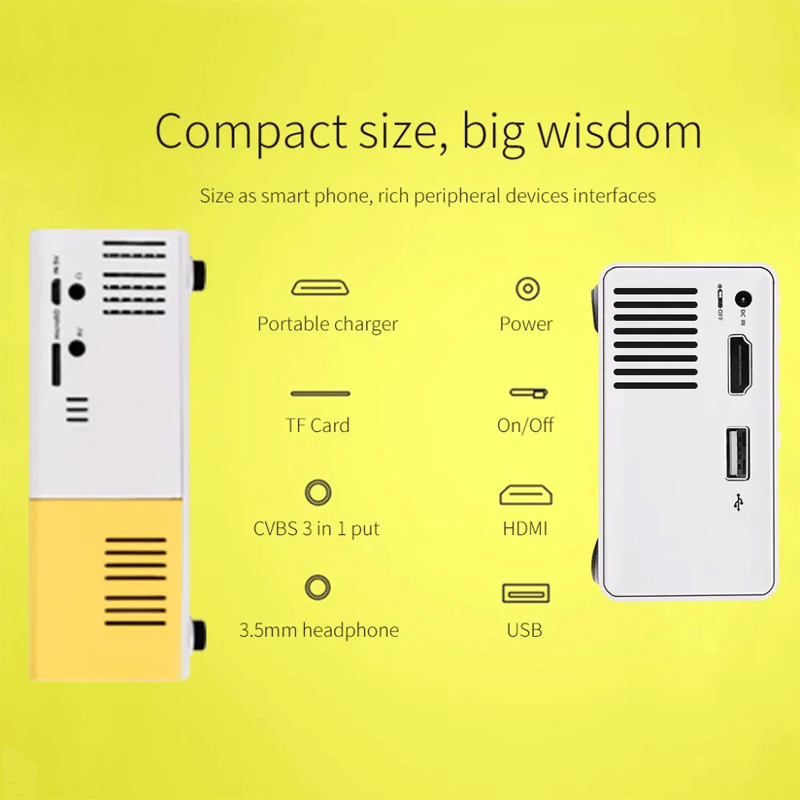 Tragbarer Mini-Projektor