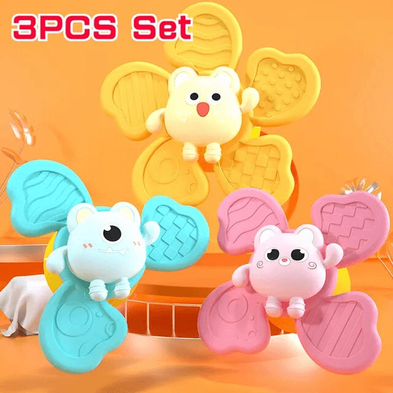 Baby Spinner Spielzeug mit Saugeffekt - Stimuliert die sensorische und kognitive Entwicklung