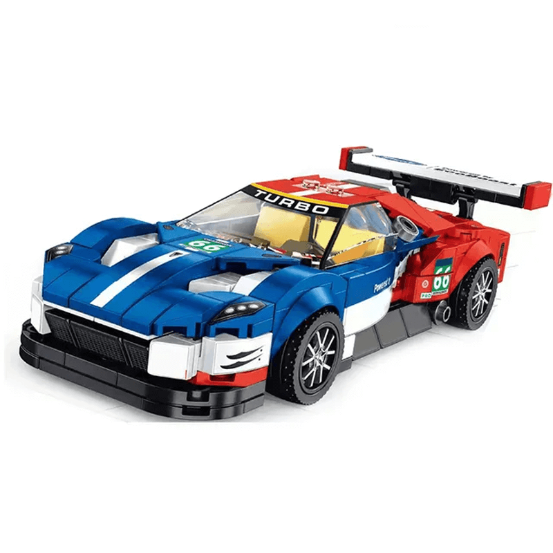 Sportwagen-Bauklötze für Kinder - Realistische Rennwagen DIY-Set