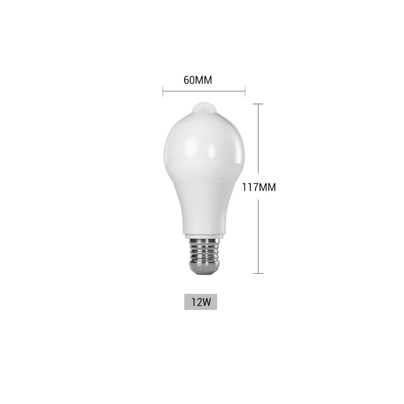 Intelligente LED-Glühbirne mit Bewegungssensor - Energiesparende Beleuchtung