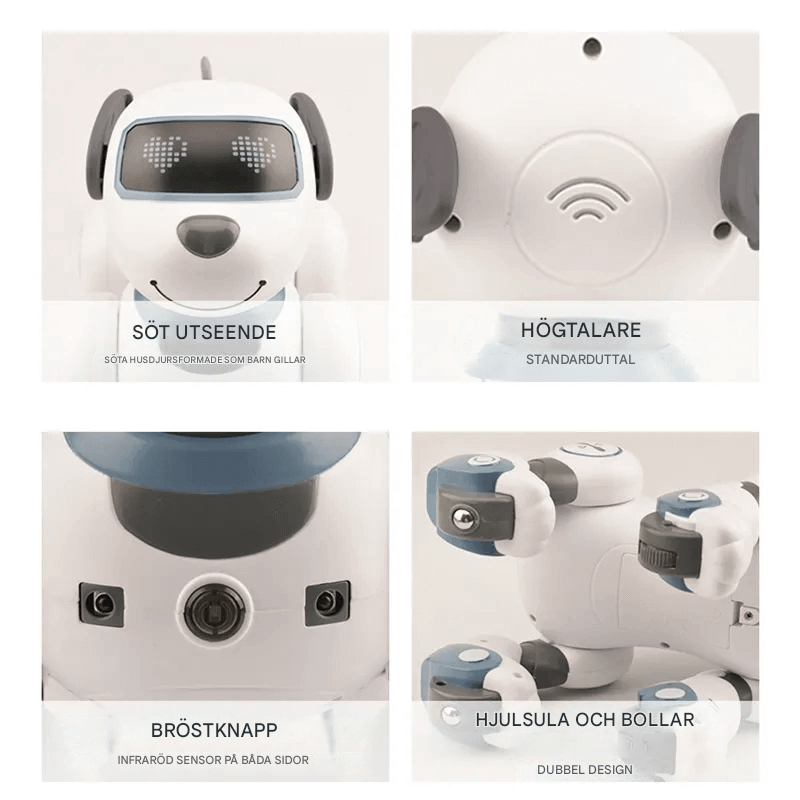 Intelligenter Roboterhund für Kinder - elektronisches, tanzendes und programmierbares Spielzeug