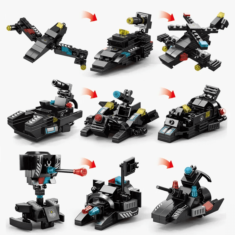 Mechanische Transformation Bausteine 27-in-1