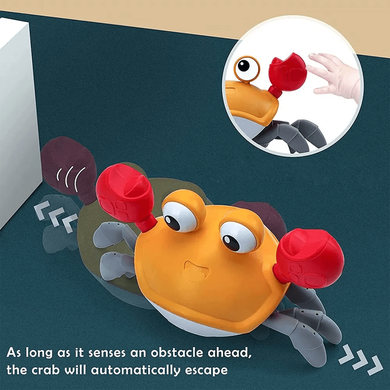 Musikalisches Krabblemma - Interaktives und wiederaufladbares Babyspielzeug