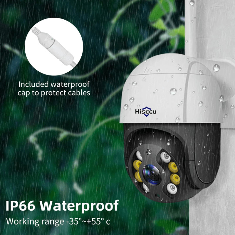 Smart WiFi Sicherheitskamera - Mit Infrarot Nachtsicht, APP & AI