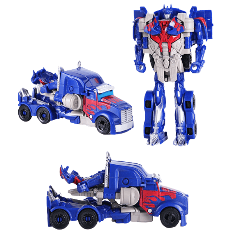 Dynamisches transformatives Roboterauto - Optimus Toy, 1-Schritt-Verwandlung, Roboter & Dinosaurier-Actionfigur für Jungen
