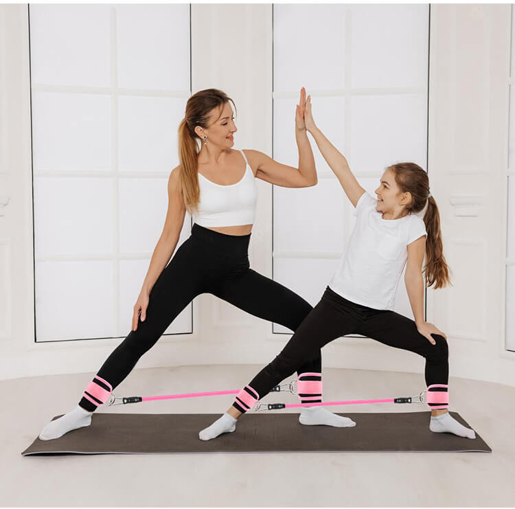 BootyFlex – Knöchelbasiertes Widerstandsband-Set mit einstellbarer Belastung für Beine, Hüften und Heimtraining