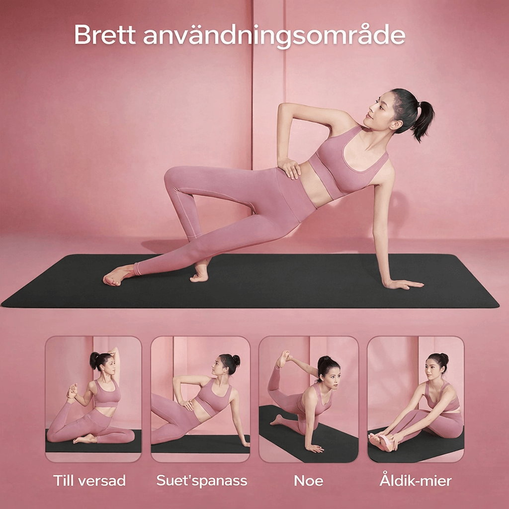 FlexiMat – Faltbare rutschfeste Yogamatte aus EVA mit 4 mm Dämpfung für Yoga, Pilates und Training