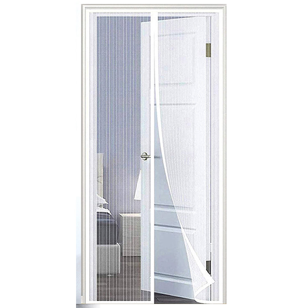 Magnetisches Moskitonetz für Tür mit automatischer Schließung | Insektenschutznetz mit Magnetverschluss - Mückenschutz für Terrasse, Balkon & Eingang (mehrere Größen)