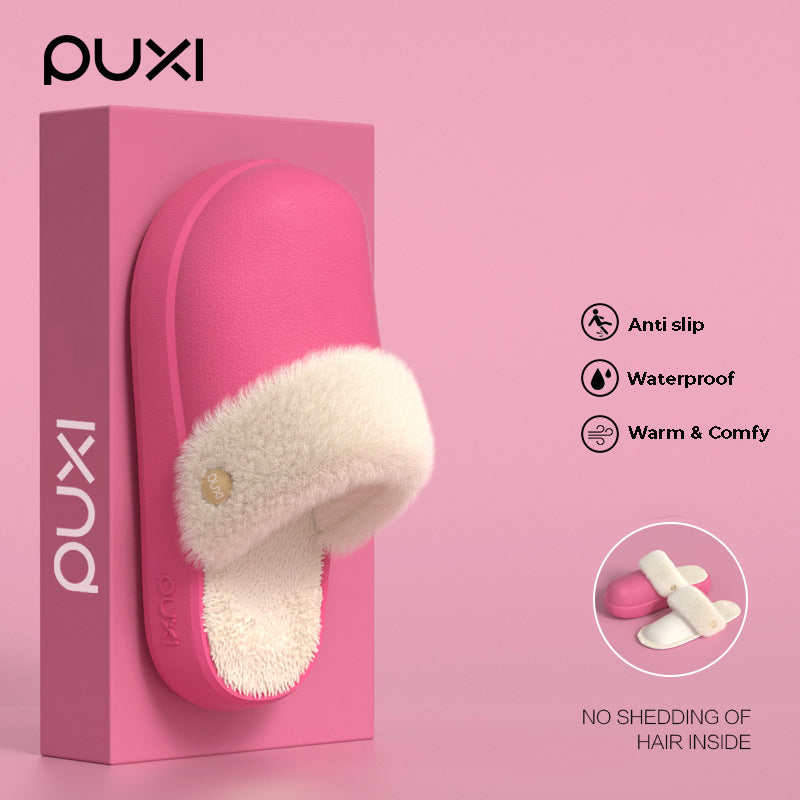 Bequeme Winterschuhe mit herausnehmbarem Plüschfutter und EVA-Sohle