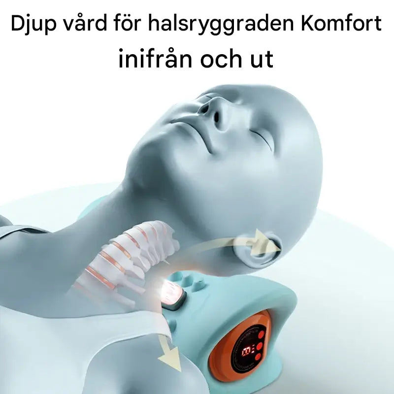 ThermaEase - Elektrisches Nackenmassage-Kissen mit Wärme- und EMS-Technologie