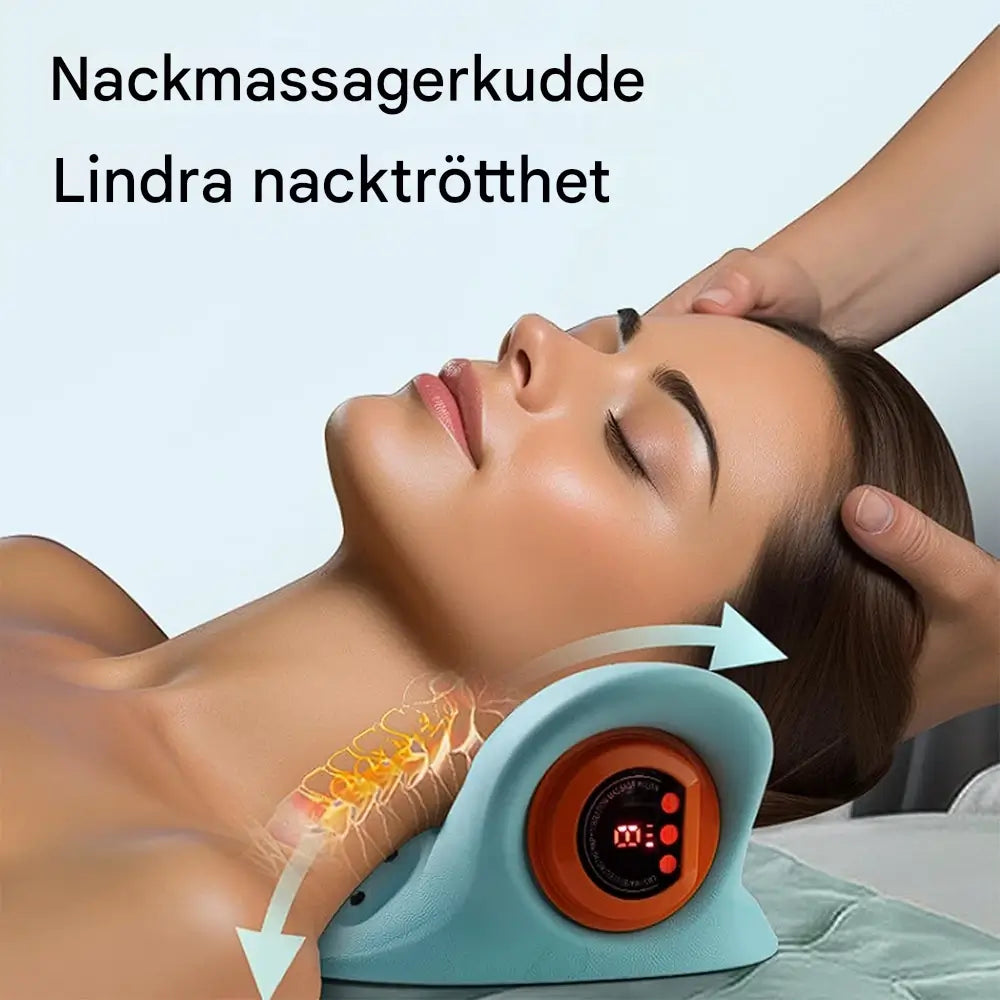 ThermaEase - Elektrisches Nackenmassage-Kissen mit Wärme- und EMS-Technologie