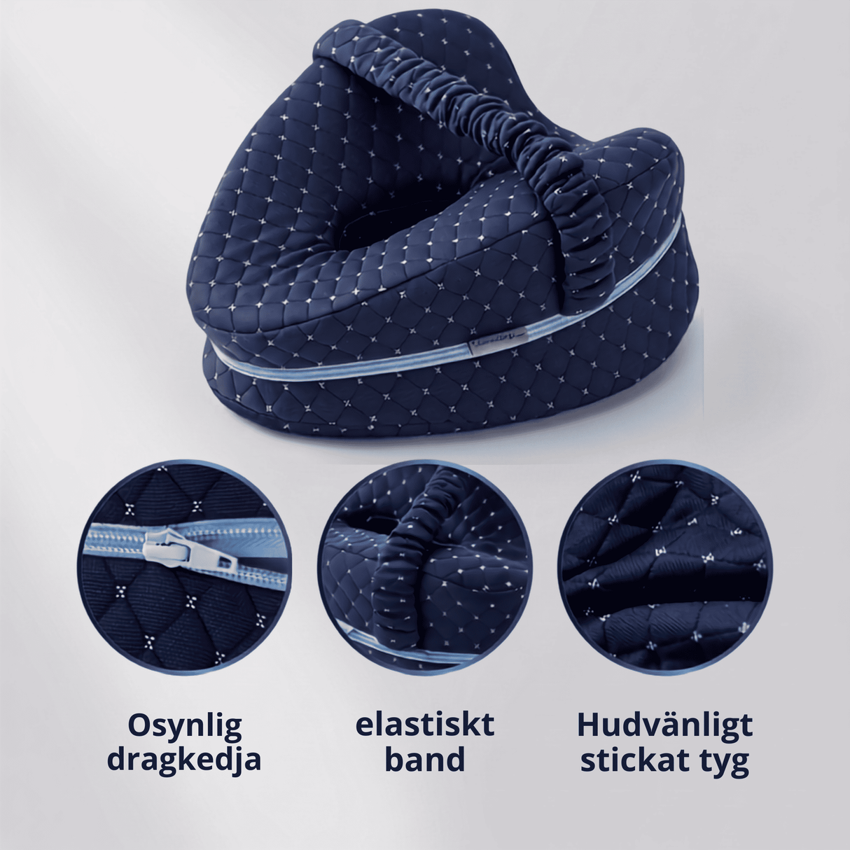 SleepAlign – Ergonomisches Memory-Schaum-Kissen für Beine und Knie, für Seitenschläfer – Lindert Schmerzen in Hüfte, Rücken und Ischias