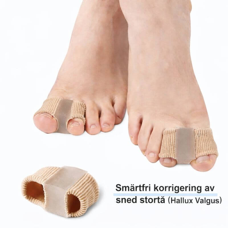 ToeAlign – Zehenspreizer aus Silikon für mehr Fußkomfort, Pediküre und täglichen Halt in Schuhen und zu Hause