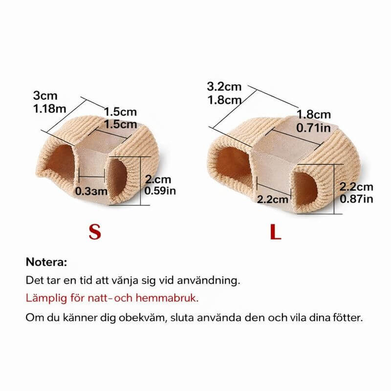 ToeAlign – Zehenspreizer aus Silikon für mehr Fußkomfort, Pediküre und täglichen Halt in Schuhen und zu Hause