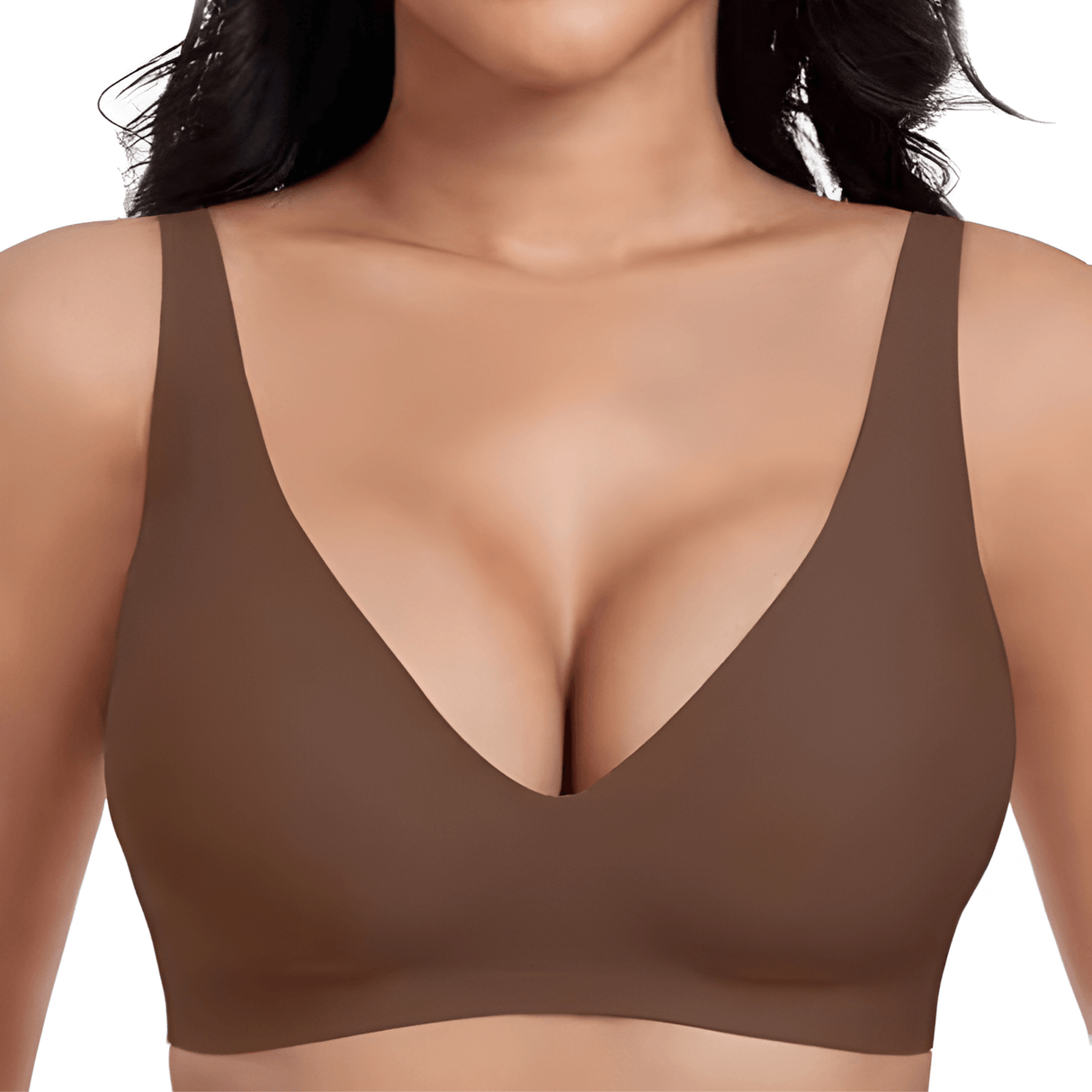 VeloraLift – Nahtloser Bügel-BH mit Vollschalen, tiefem V-Ausschnitt und vorgeformten Cups für optimalen Tragekomfort im Alltag