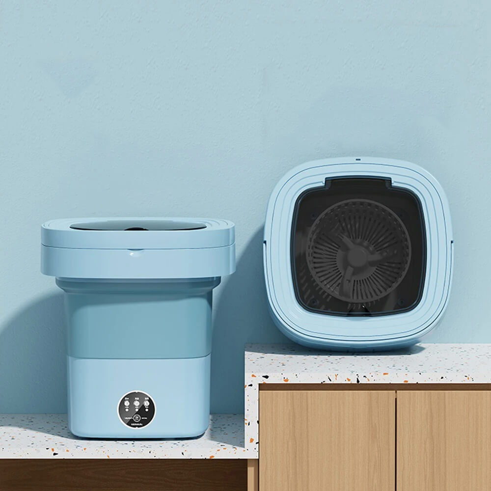 EcoWash - Effiziente & klappbare Mini-Waschmaschine