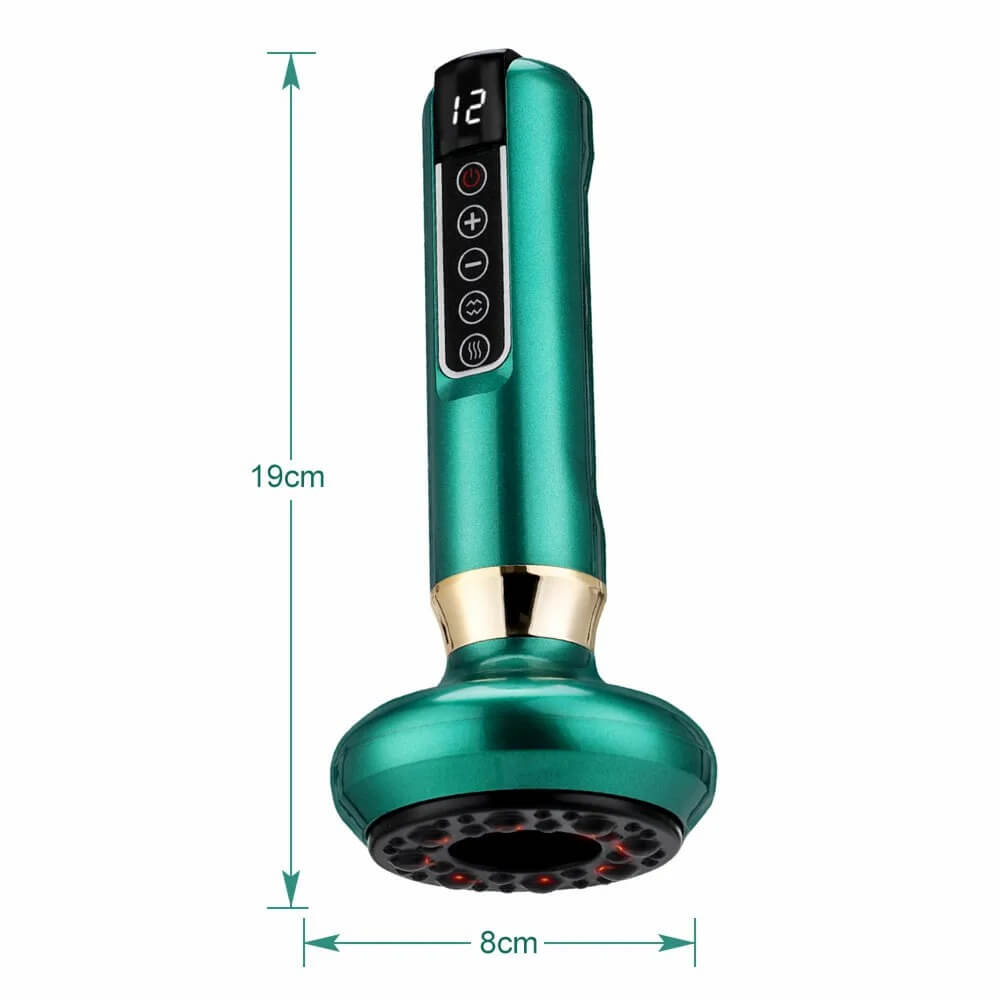 GlowCup - Cellulite-Entferner und Hautstraffung mit Rotlicht und Schröpfkopftherapie