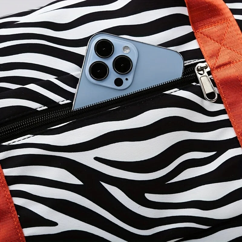 SafariStyle - Reisetasche mit Tiermotiven | Vielseitige Umhängetasche für Workouts und Wochenendausflüge