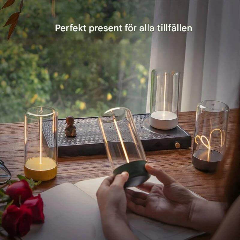 QuantumGlow - Tragbare LED-Leuchte mit magnetischem und flexiblem Glühfaden | USB-C wiederaufladbare Umgebungsbeleuchtung