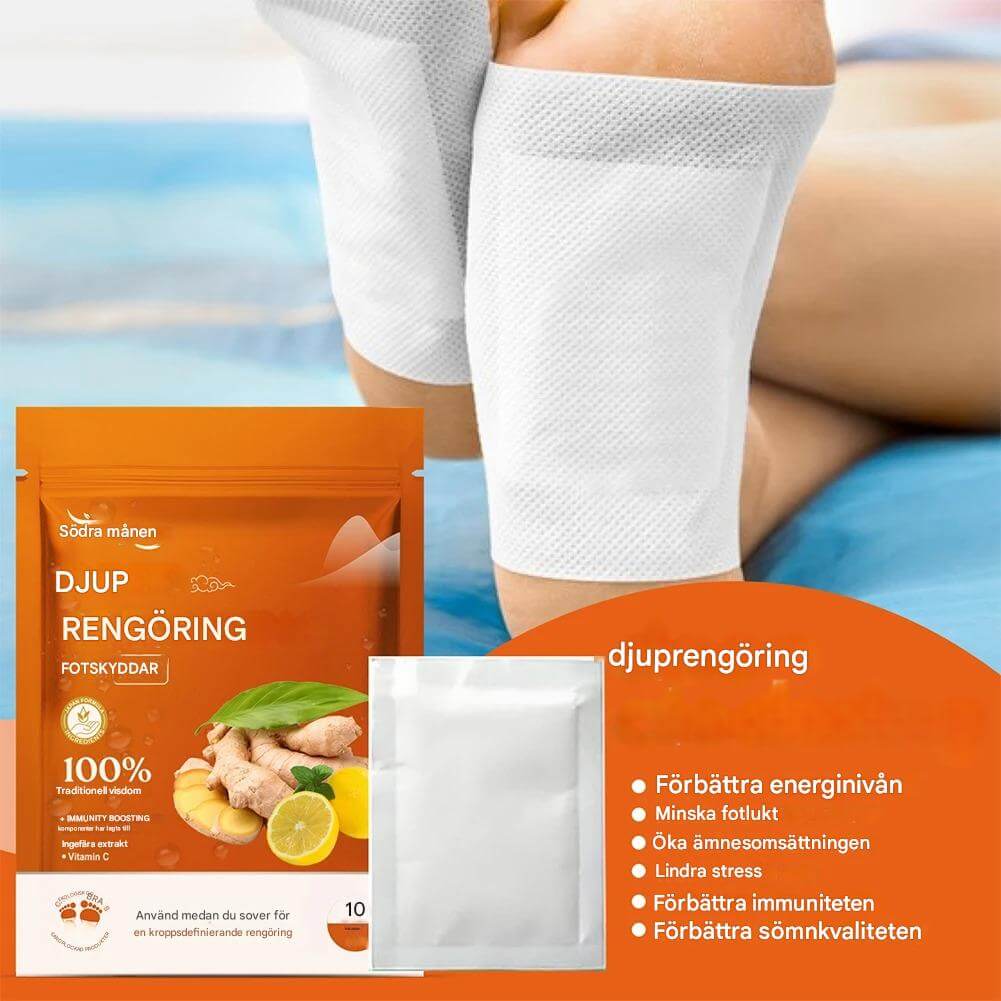 SootheStep - Natürliche Ingwer-Fußpflaster | Für alle, die Entspannung, Reinigung und besseren Schlaf suchen