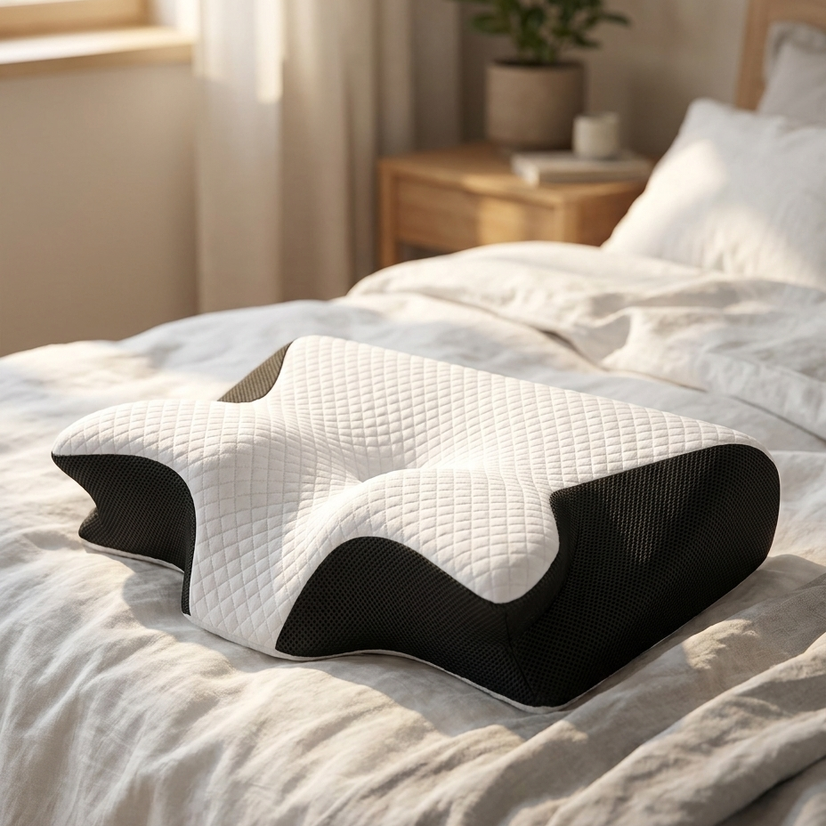 Snoozeit. – Ergonomisches & bequemes orthopädisches Nackenkissen