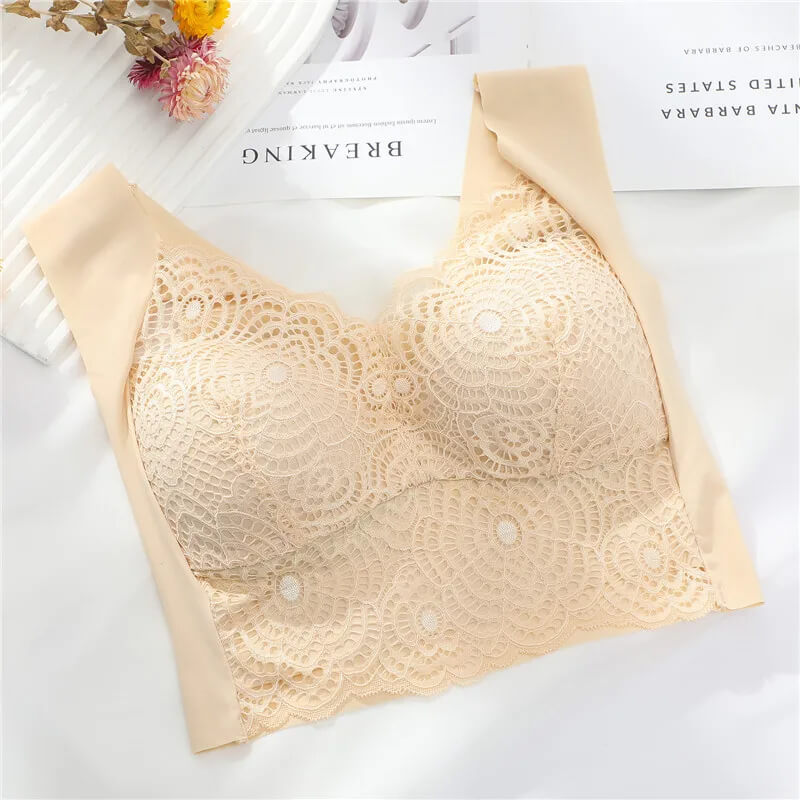 ComfortMax - Nahtloser BH in Übergröße für Frauen M-5XL - Kabelloser Minimizer - Push Up