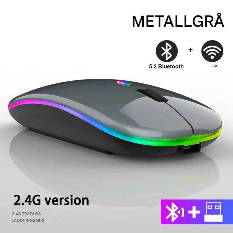 VibeGrip - Kabellose ergonomische RGB-Maus | Stil, Komfort und Präzision in einem