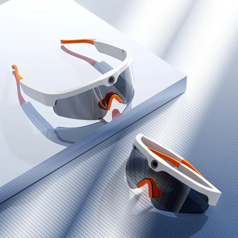 SmartSol - Sonnenbrille mit integrierter Kamera und drahtlosen Kopfhörern | Kompakt und funktional für aktive Abenteuer